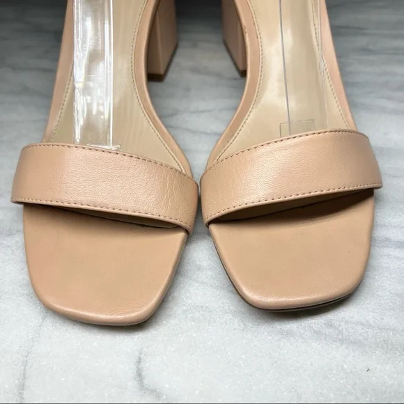 Vince Camuto Tan Nude Margry Ankle Strap Block Heel Sandal 7 - Picture 6 of 9